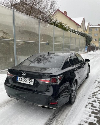 Lexus GS cena 115000 przebieg: 155000, rok produkcji 2017 z Warszawa małe 172